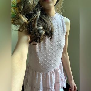 Pink lily Nothing But Chic Dusty Mauve Blouse